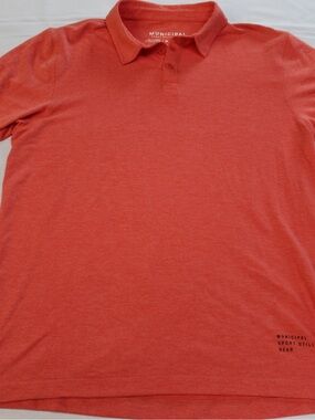 Municipal - M - Coral Polo Shirt for Men